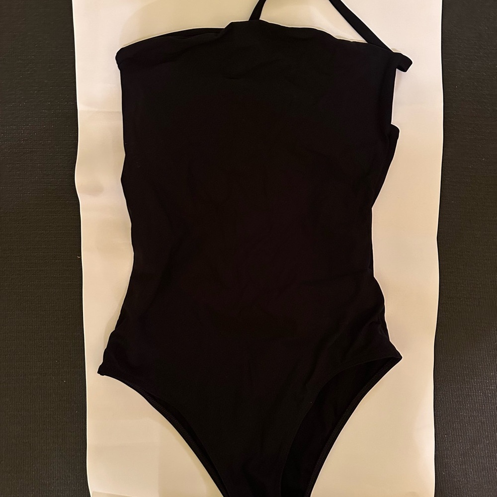 Black One-Piece Swimsuit